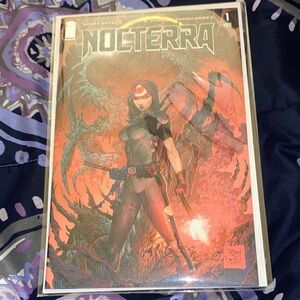Nocterra Comic Book with Vibrant Cover Art